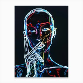 Neon Art 2 Canvas Print