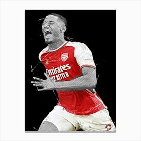 William Saliba Arsenal 1 Canvas Print