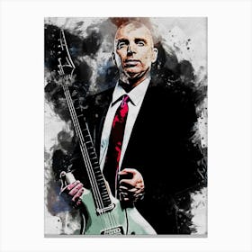 Art Of Satriani Canvas Print