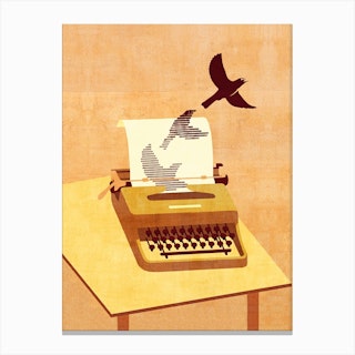 Olivetti Lettera22 Canvas Print