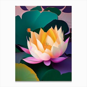 Lotus Flower Petals Fauvism Matisse 2 Canvas Print