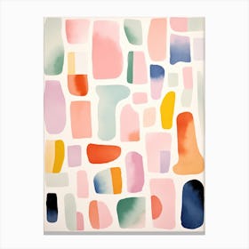 Abstract Watercolor Painting 4 Canvas Print