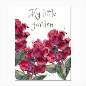 My Little Garden Canvas Print