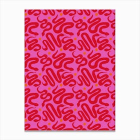 Strawberry Snakes Canvas Print