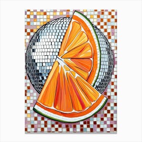 Orange Slice Canvas Print