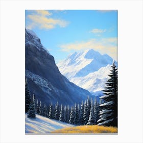 Snowy Mountains 2 Canvas Print