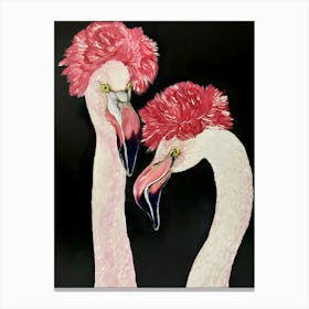 Flamingos Canvas Print