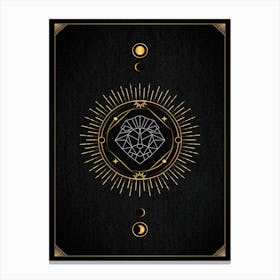 Tarot Card — 🃏 Tarot Card deck, Tarot geometric Canvas Print