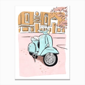 Italian Scooter Vespa Canvas Print