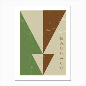 Bauhaus Green Exhibition 17 Canvas Print