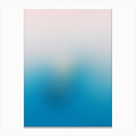 Blue and Blush Pink Gradient Canvas Print