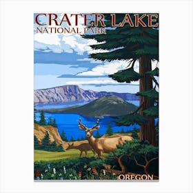 Crater Lake National Park 1 Canvas Print