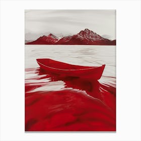 Red Boat 1 Canvas Print