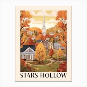 Stars Hollow Gilmore Girls Poster Canvas Print