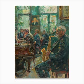 Saxophone Players Canvas Print