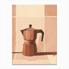 Moka Coffee Pot Canvas Print