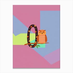 Kids Initials O 1 Canvas Print