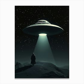 Alien Spaceship Canvas Print