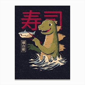Monster Sushi Canvas Print