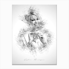 Kylie Minogue Canvas Print