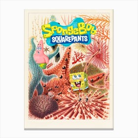 Spongebob Squarepants art pop Canvas Print