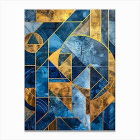 Abstract Geometric Painting 1 Canvas Print