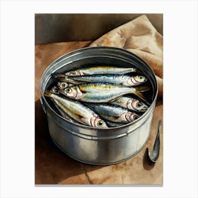 Sardines In A Can 1 Canvas Print