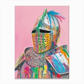 Knight In Armour Canvas Print