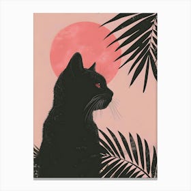 Cat In The Sun Canvas Print