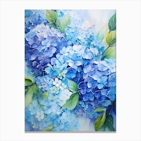 Blue Hydrangeas 6 Canvas Print