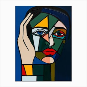 Woman'S Face 153 Canvas Print