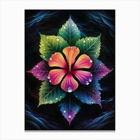 Hibiscus Flower Canvas Print