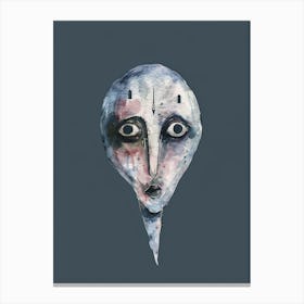 Alien Face 1 Canvas Print