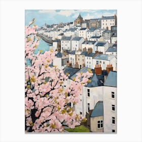 Tenby (Wales) Painting 1 Canvas Print