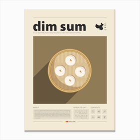 Dim Sum Canvas Print