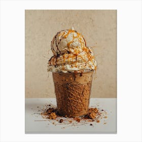 Ice Cream In A Cup 1 Canvas Print