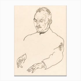 Dr. Koller (1918), Egon Schiele Canvas Print