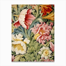 Floral Wallpaper 30 Canvas Print