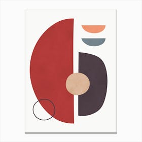 Geometry of circles and semicircles 1 Canvas Print