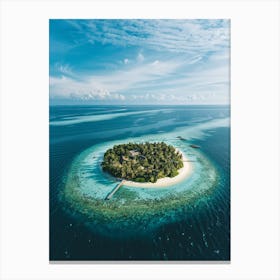 Island In The Middle Of The Ocean 10 Canvas Print