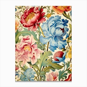 Floral Wallpaper 347 Canvas Print