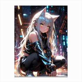 Anime Girl 12 Canvas Print