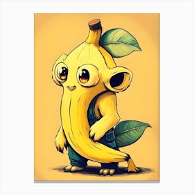 Banonna the Banana Creature Canvas Print