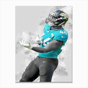 Myles Jack Jacksonville Jaguars Canvas Print