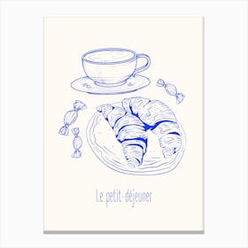 Le Petit Déjeuner Canvas Print