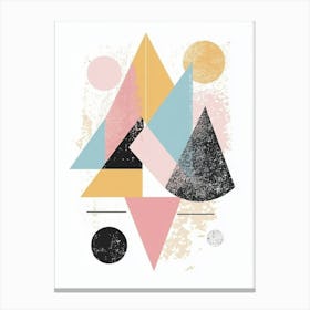 Abstract Triangles 6 Canvas Print