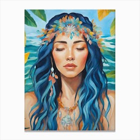 Tropical Goddess Canvas Print