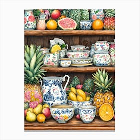 Fruit Shelf Canvas Print