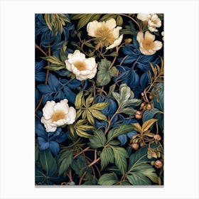 Roses And Berries Canvas Print