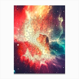 Cosmic mandala #1 - space poster Canvas Print